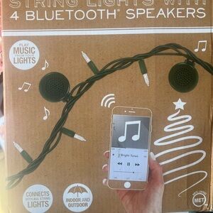 String Lights with Bluetooth Speakers